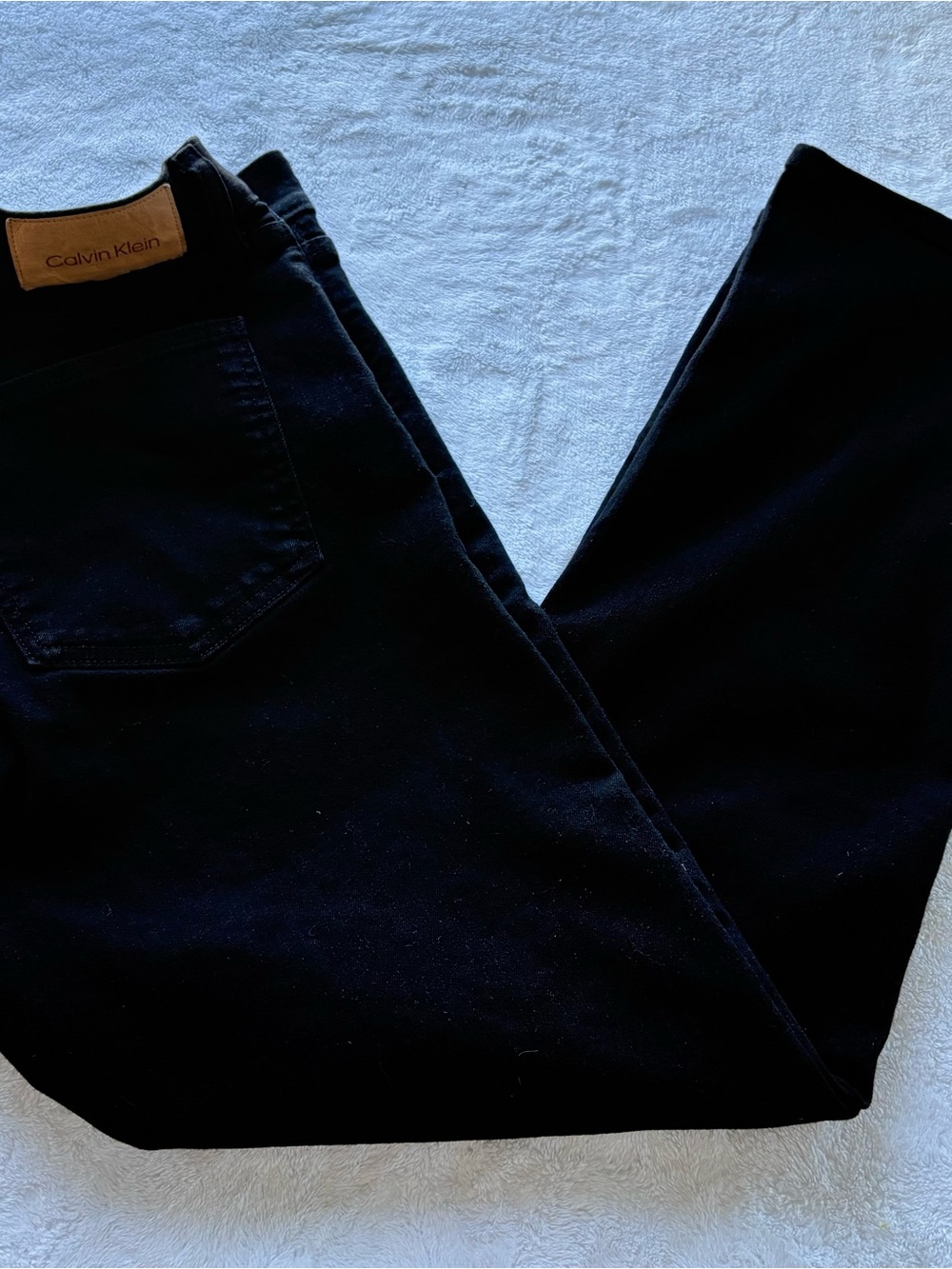 Calvin Klein Men's Slim Straight Black Jeans